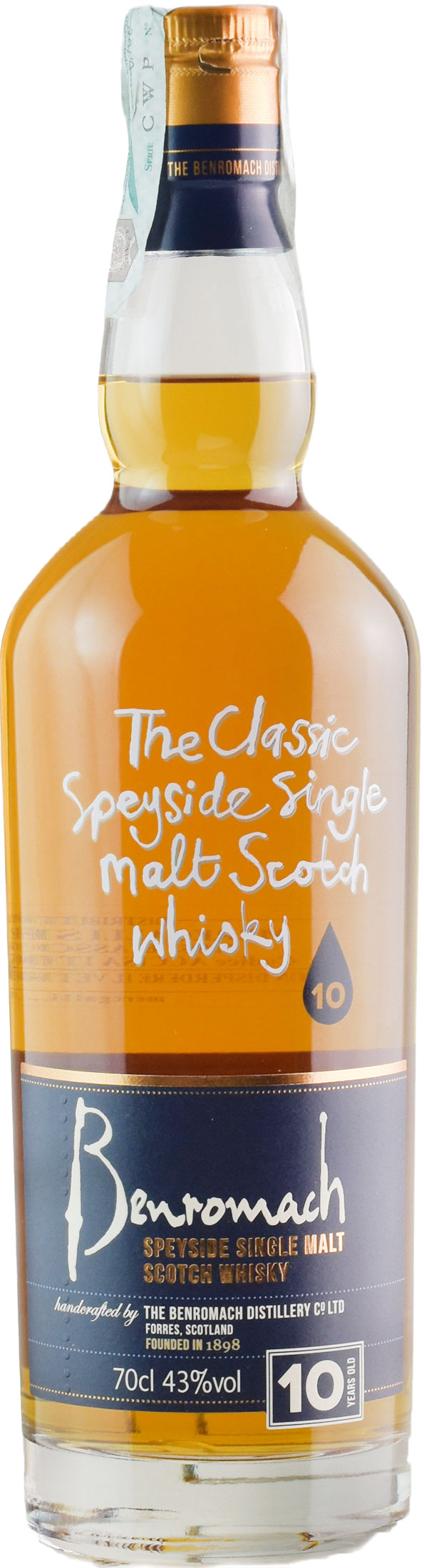 Benromach Speyside Single Malt Scotch Whisky 10 Anni
