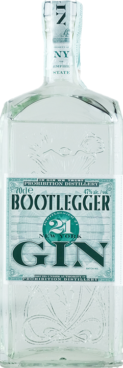 Front Prohibition Distillery Bootlegger 21 Gin New York
