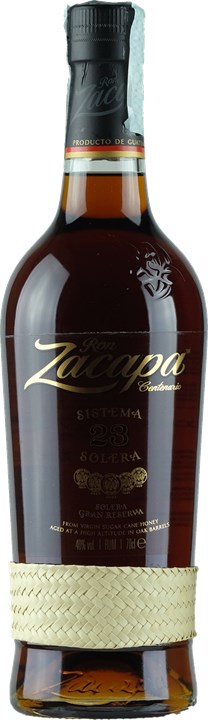 Fronte Zacapa Rum Centenario 23 Solera