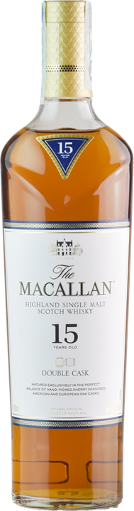 Fronte Macallan Scotch Whisky Double Cask 15 Anni