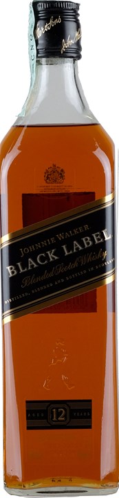 Fronte Johnnie Walker Whisky Black Label 12 anni
