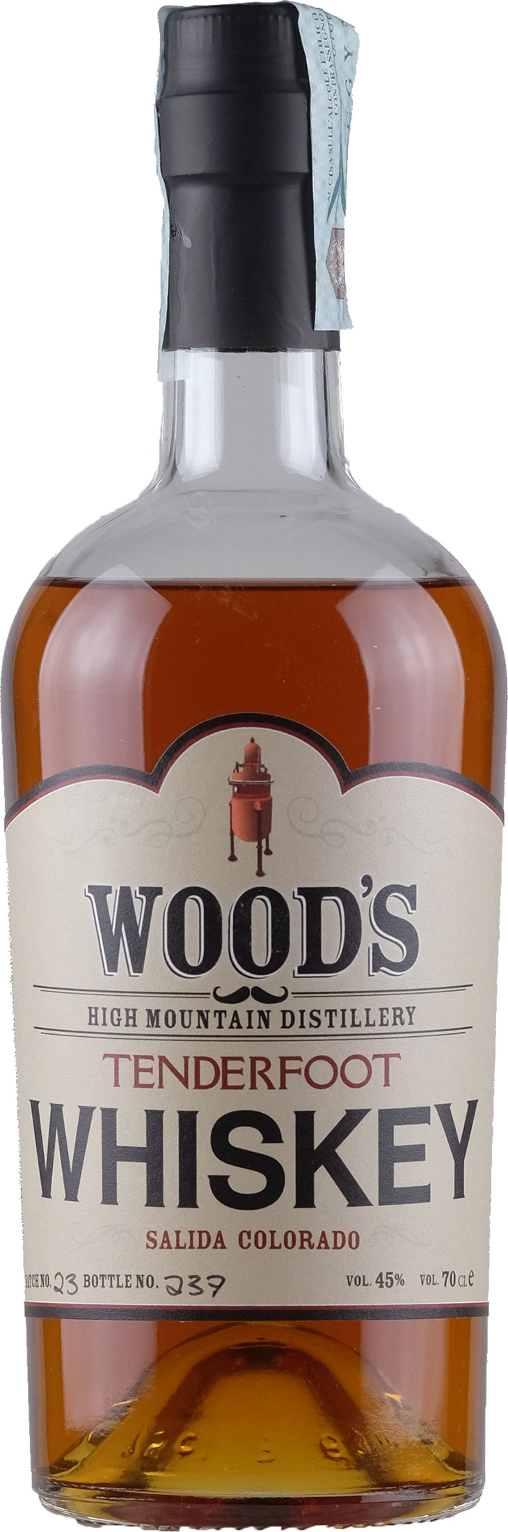 Wood’s Tenderfoot Whiskey