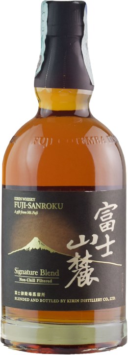 Fronte Kirin Fuji Sanroku Whisky Signature Blended A gift from Mt.Fuji