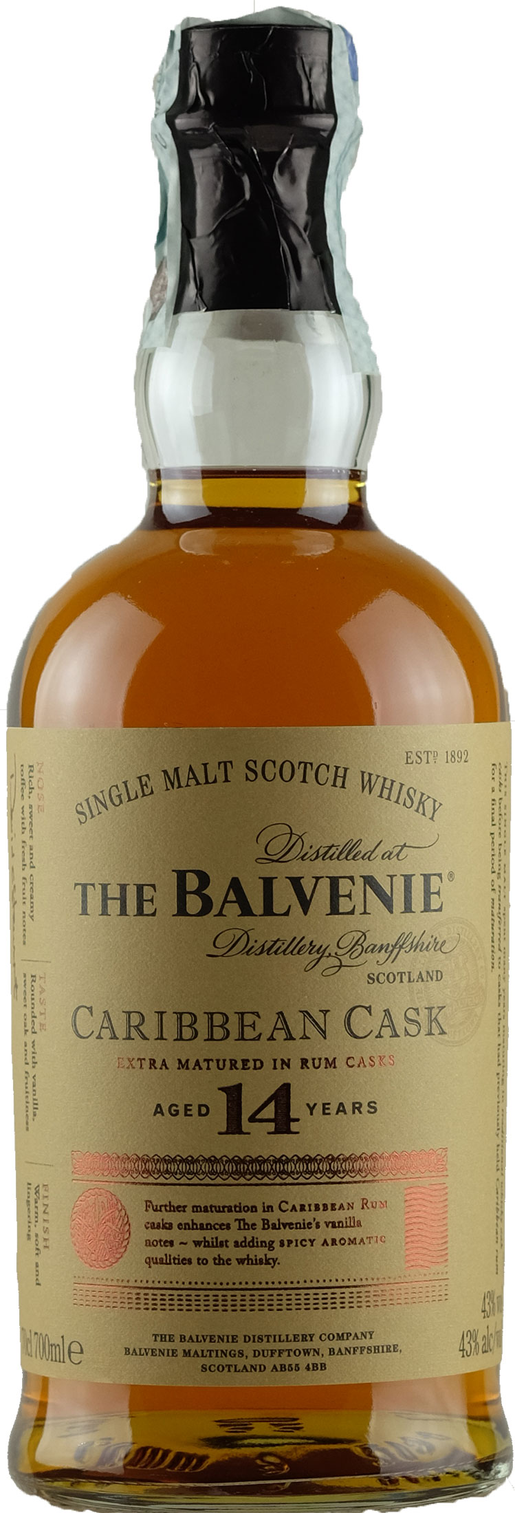 The Balvenie Whisky Caribbean Cask 14 Anni