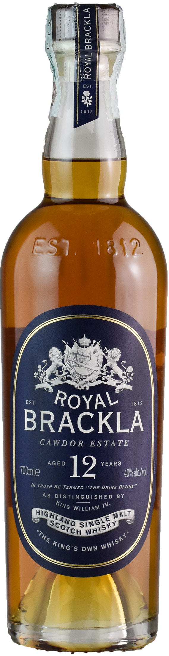 Royal Brackla Higlland Single Malt Scotch Whisky 12 Anni