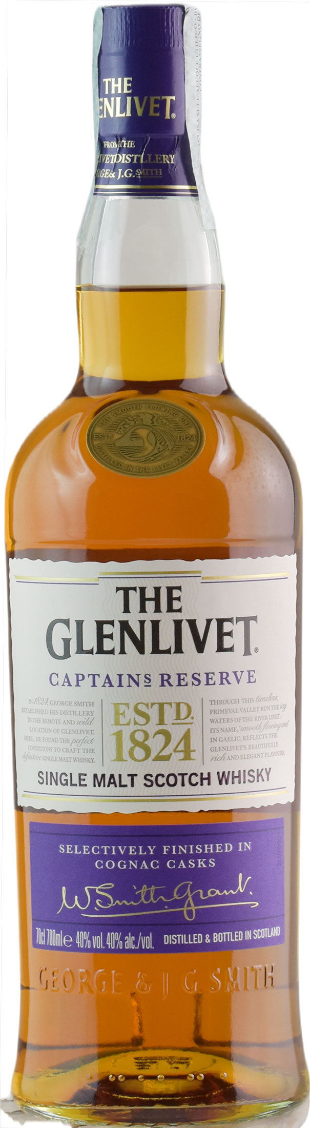 The Glenlivet Single Malt Scotch Whisky Captain Reserve