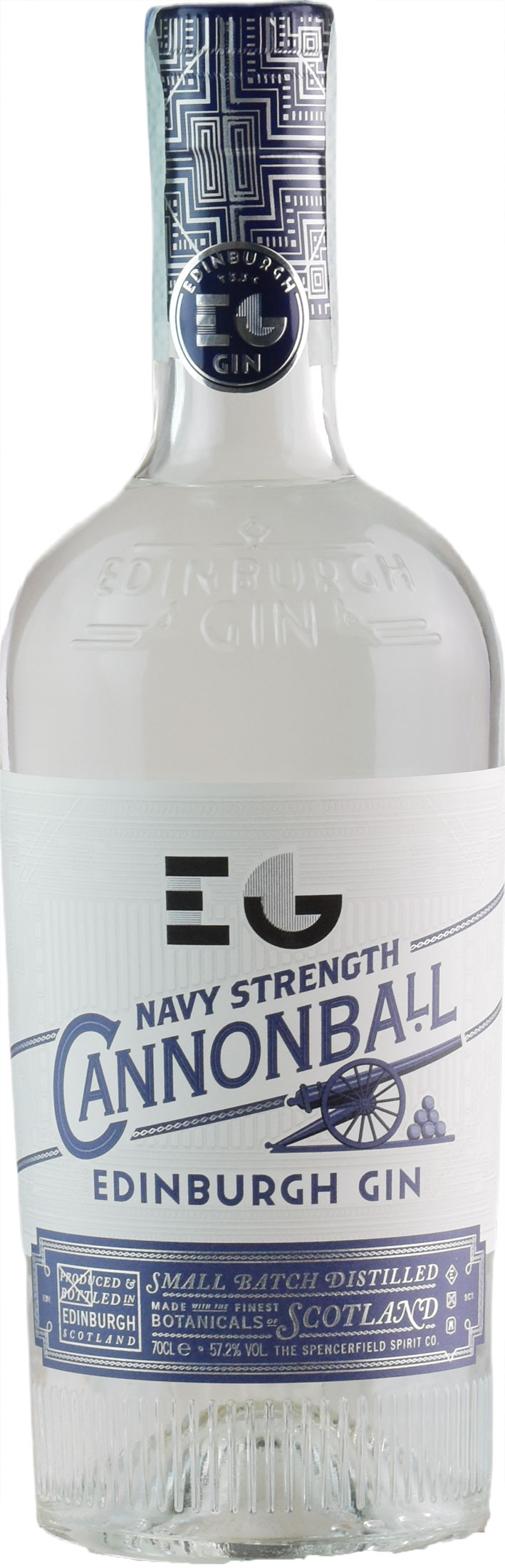Edinburgh Cannonball Navy Strengh Gin 0.70L