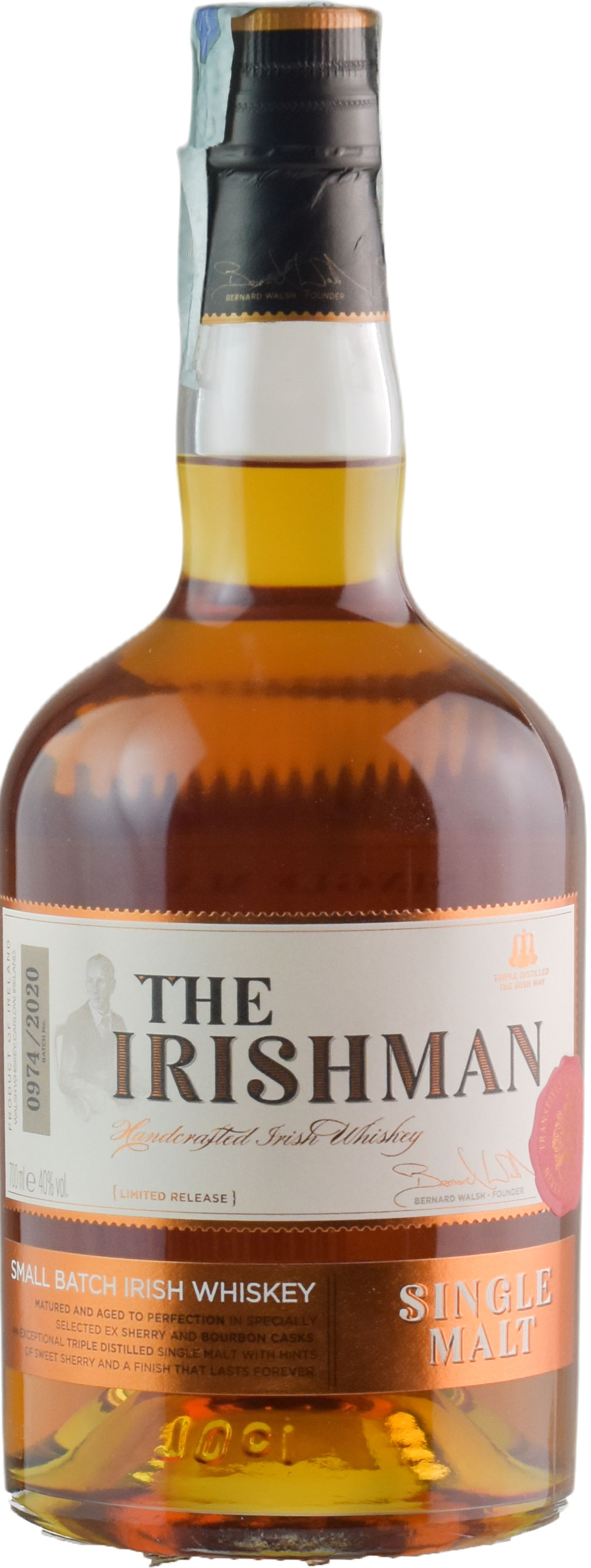 The Irishman Irish Whiskey Single Malt