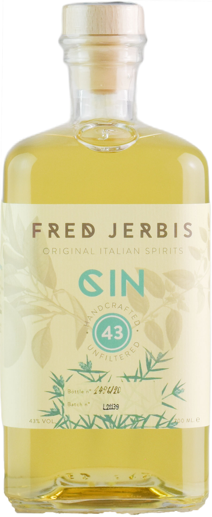 Fred Jerbis Gin 43 Handcrafted