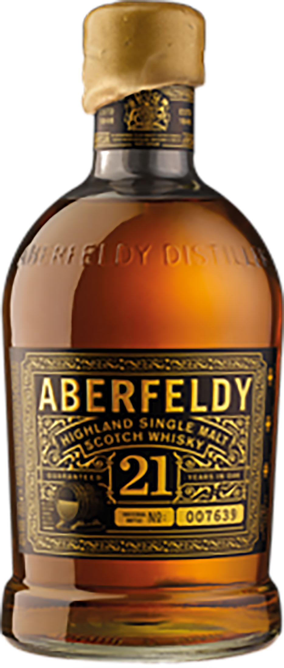 Aberfeldy Highland Single Malt Scotch Whisky 21 Anni