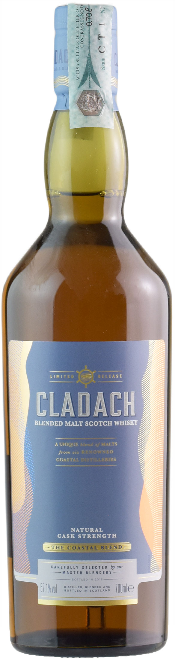Cladach Blended Malt Scotch Whisky Natural Cask Strength Limited Release