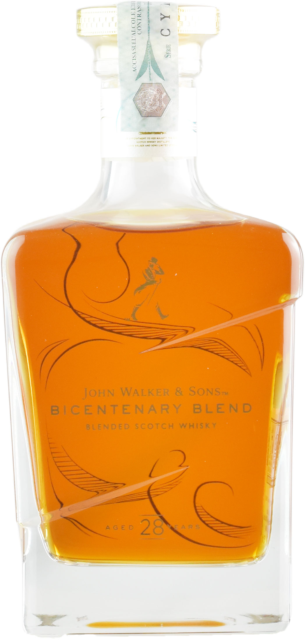 Johnnie Walker & Sons Blended Scotch Whisky Bicentenary Blend 28 Anni