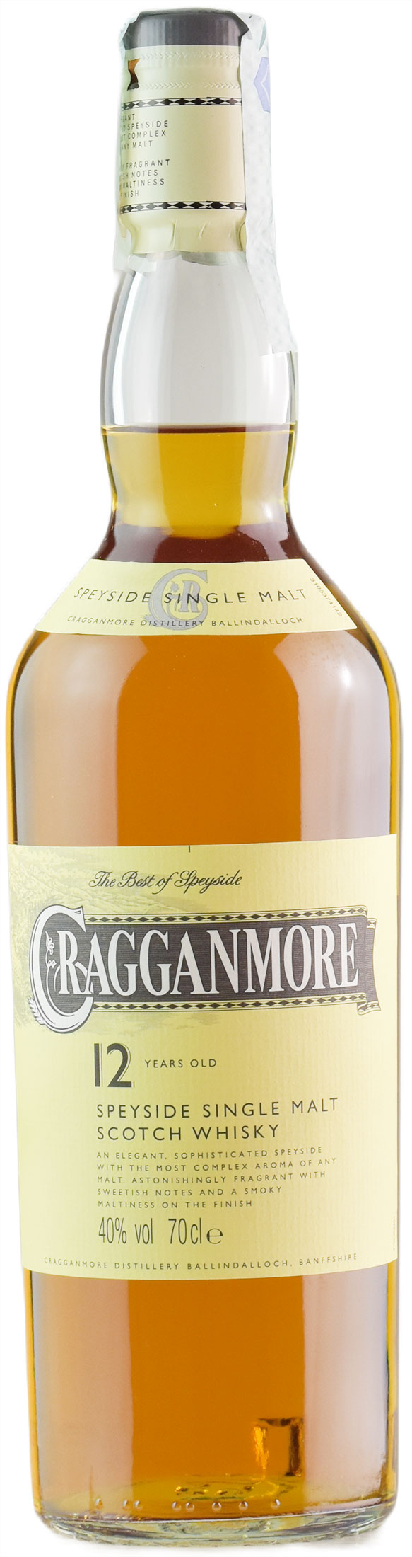 Cragganmore Speyside Single Malt Whisky 12 Anni