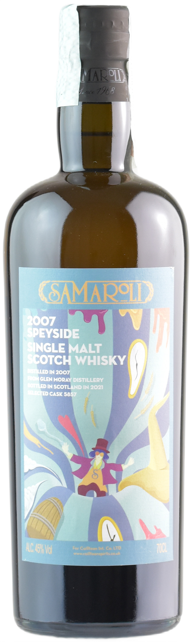 Samaroli Whisky Speyside Single Malt Glen Moray 2007