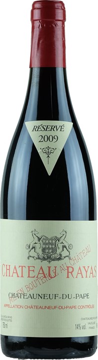 Vorderseite Chateau Rayas Châteauneuf du Pape Rouge Reserve 2009