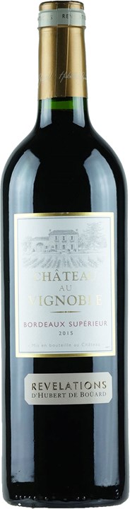 Vorderseite Chateau Au Vignoble Bordeaux Superiorieur Rouge 2015