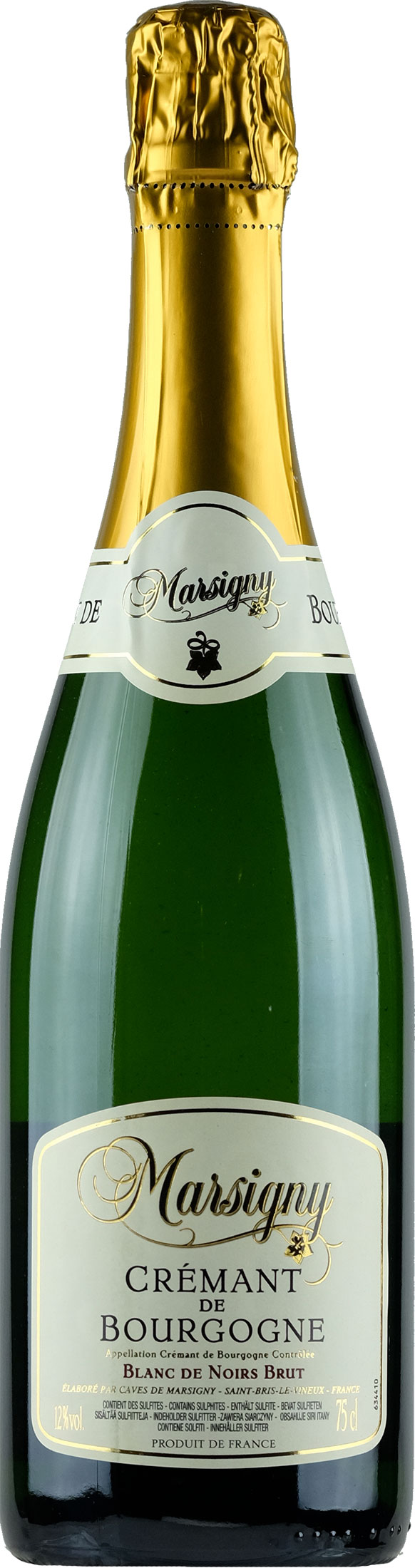 Caves De Marsigny Saint Bris Le Vineux cave de bailly cremant de bourgogne brut (non esiste questo prodotto!!) -  xtrawine FR