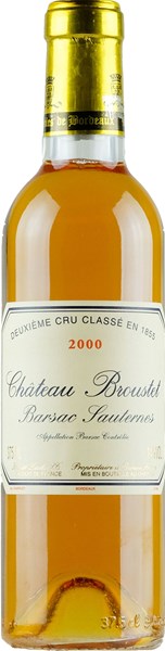 Fronte Chateau Broustet Sauternes 0.375L 2000