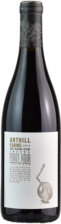Front Anthill Farm Comptche Ridge Vineyard Pinot Noir 2016