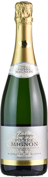 Front Pierre Mignon Champagne Harmonie de Blancs Grand Cru Brut Millesime 2010