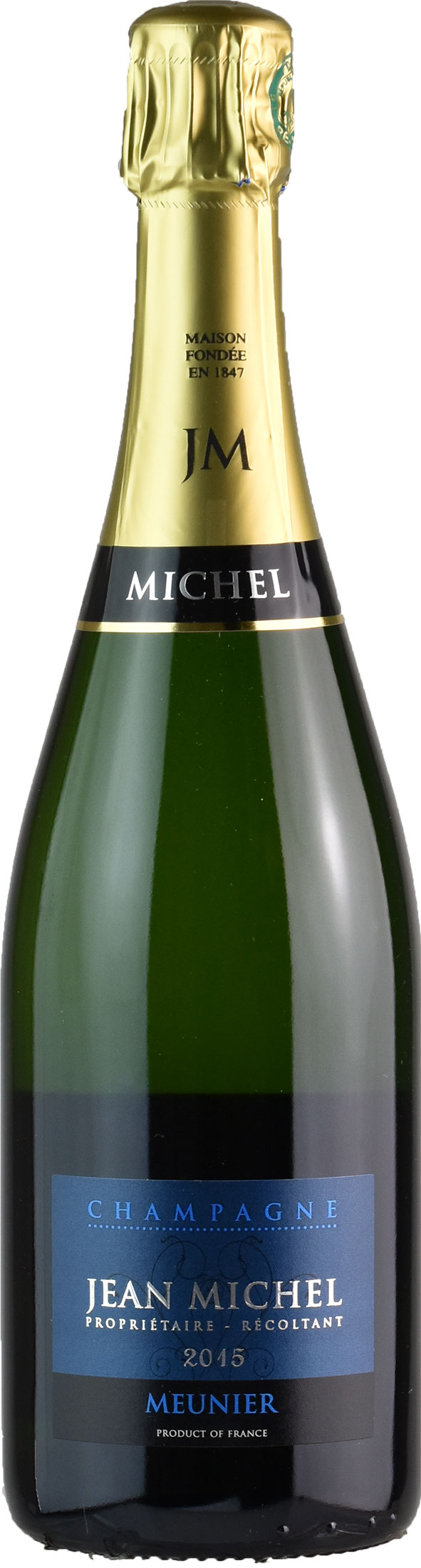 Jean Michel Champagne Blanc de Noirs Meunier Brut 2015