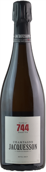 Fronte Jacquesson Champagne Extra Brut Cuvèe n 744