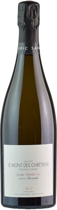 Front Savart Champagne 1er Cru Blanc de Blancs Le Mont des Chrètiens Extra Brut 2017