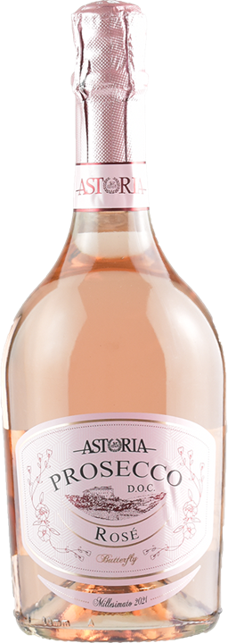 Front Astoria Prosecco Butterfly Rosé Extra Dry Millesimato 2021