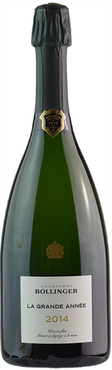 Front Bollinger Champagne Grande Année Brut 2014