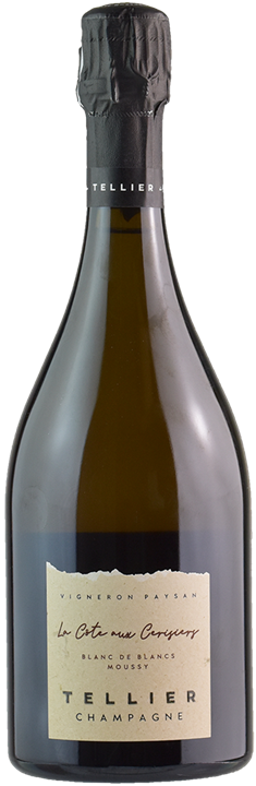 Vorderseite Tellier Champagne Blanc de Blancs La Cote aux Cerisiers Extra Brut Millesime 2016