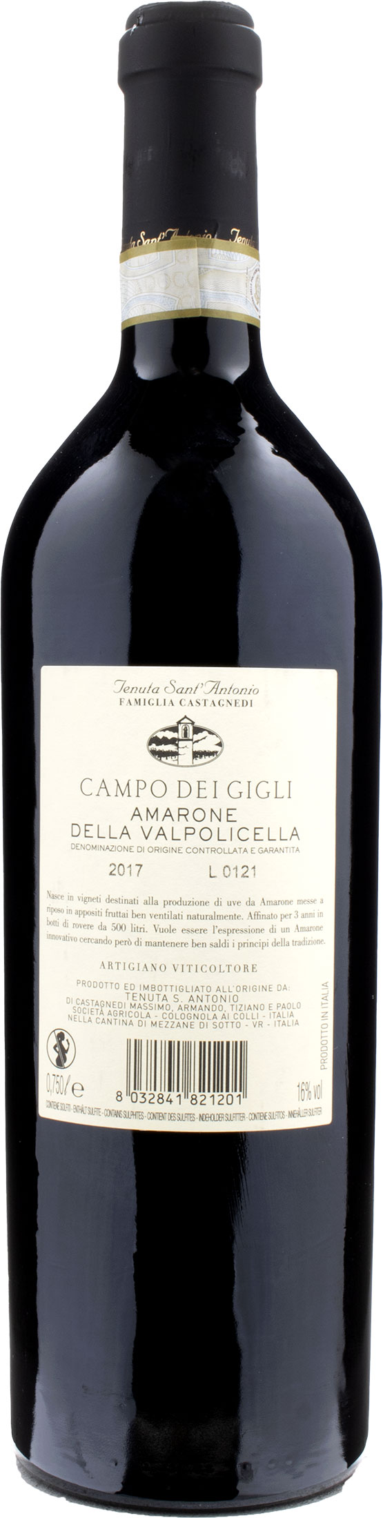 Tenuta sant'antonio amarone campo dei gigli 2017 - xtrawine.com