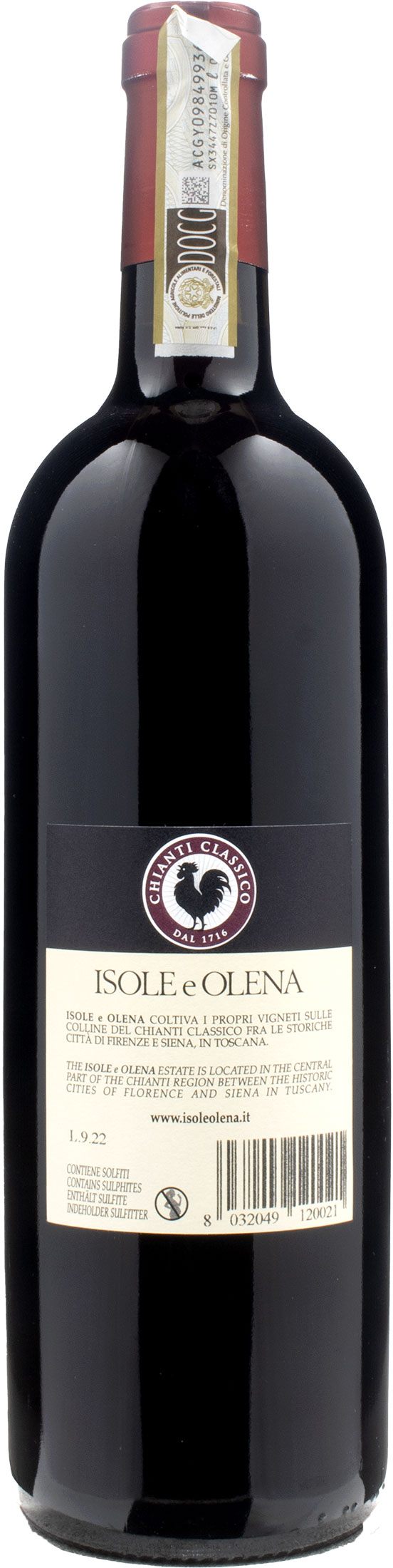 Isole e olena chianti classico 2020 xtrawine ES