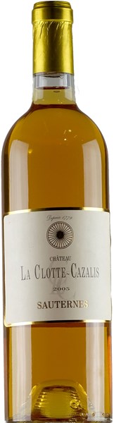 Vorderseite Chateau La Clotte-Cazalis Sauternes 0.375L 2005