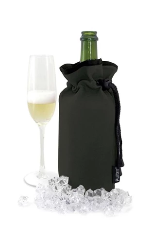 Front Pulltex Champagne Cooler Bag Black