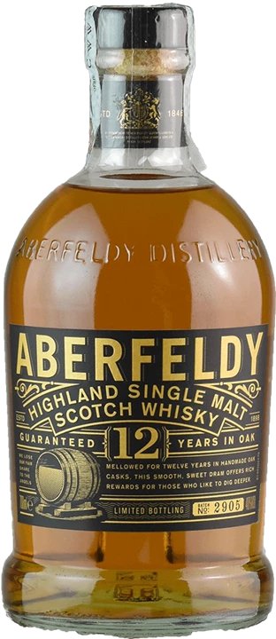 Fronte Aberfeldy Single Malt Scotch Whisky 12 Anni