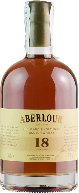 Front Aberlour Whisky 18 Y.O. 0.5L
