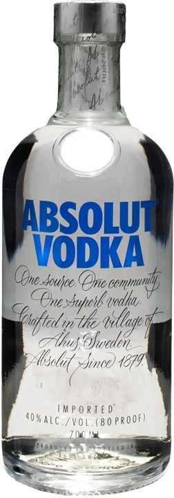 Front Absolut Vodka