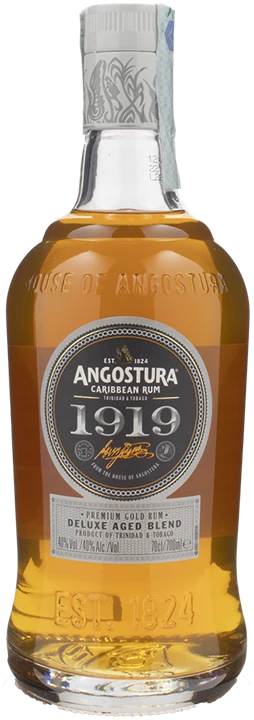 Vorderseite Angostura Deluxe Aged Blend Rum 0.70L 1919