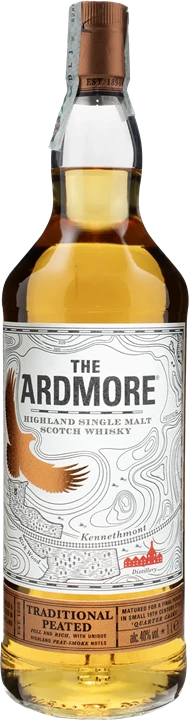 Fronte Ardmore Traditional Peated Single Malt Scotch Whisky 1L