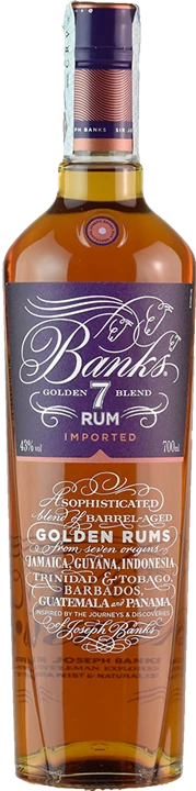 Vorderseite Banks Rum 7 Anni