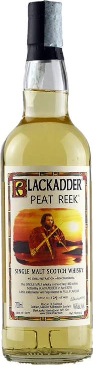 Vorderseite Blackadder Whisky Peat Reek Islay