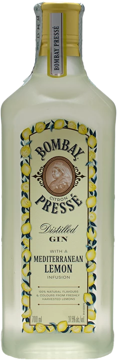 Front Bombay Citron Pressè Distilled Gin With A Mediterranean Lemon Infusion