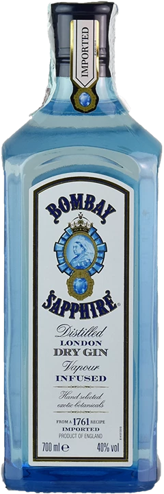 Vorderseite Bombay Sapphire London Dry Gin