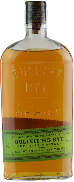 Front Bulleit Bourbon Whisky Rye 95