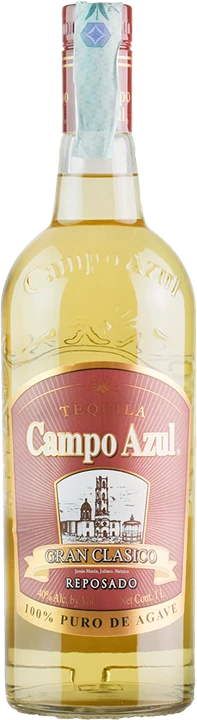 Front Campo Azul Tequila Gran Clasico Reposado 1L