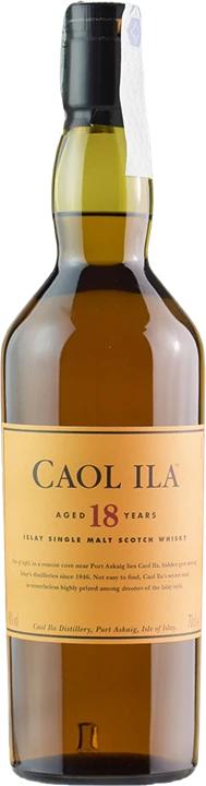 Front Caol Ila Islay Single Malt Scotch Whisky 18 Y.O.