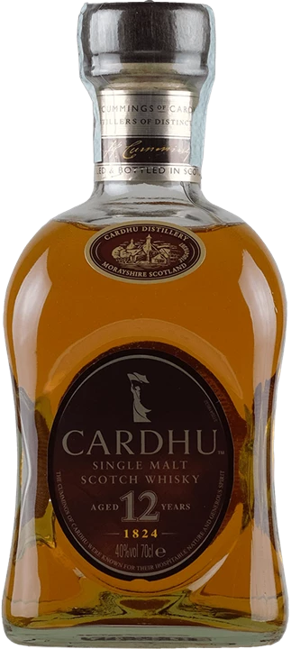 Front Cardhu Whisky 12 Y.O.