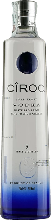Vorderseite Ciroc Premium Vodka 0,70L