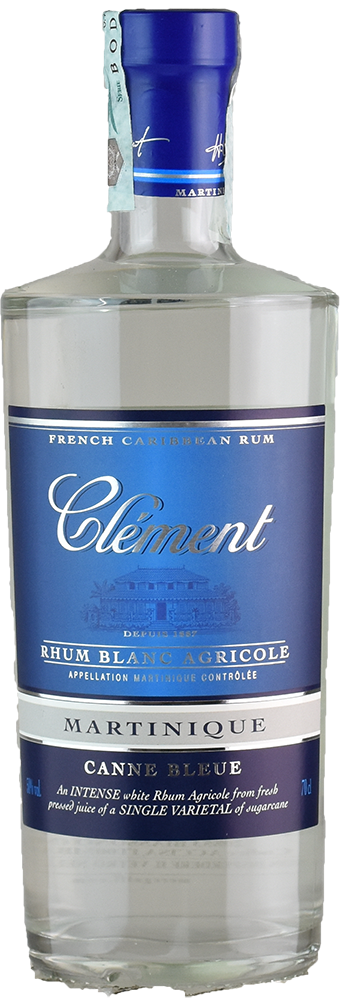 rhum Clement 0.7l canne agricole bleue blanc