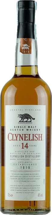Front Clynelish Whisky 14 Y.O.